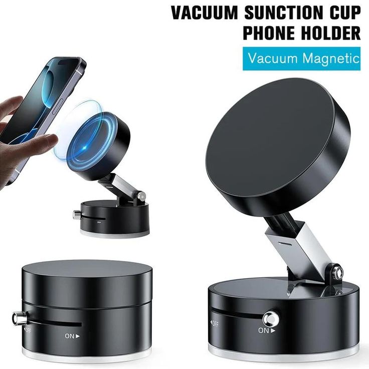 360° Rotating Magnetic Car Phone Holder – Strong Suction Dashboard Mount for All Smartphones Voltzo 5 -store